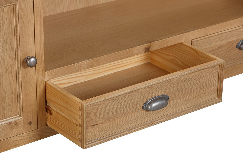 Your Home Style TV Unit Kingston Oak Extra Large TV Unit