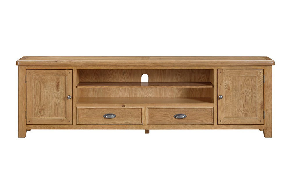 Your Home Style TV Unit Kingston Oak Extra Large TV Unit