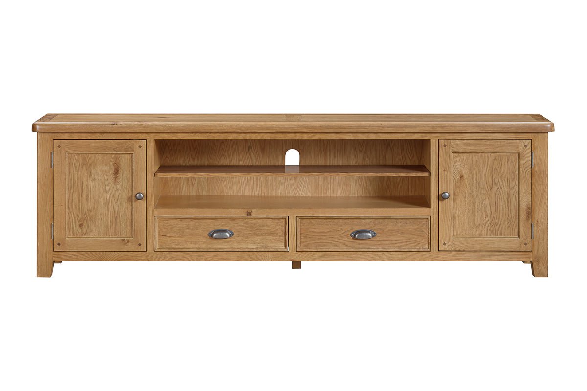 Your Home Style TV Unit Kingston Oak Extra Large TV Unit