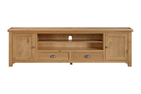 Your Home Style TV Unit Kingston Oak Extra Large TV Unit