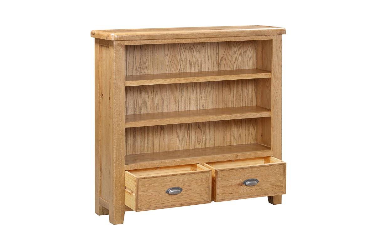 Your Home Style Bookcase Kingston Oak Low Bookcase