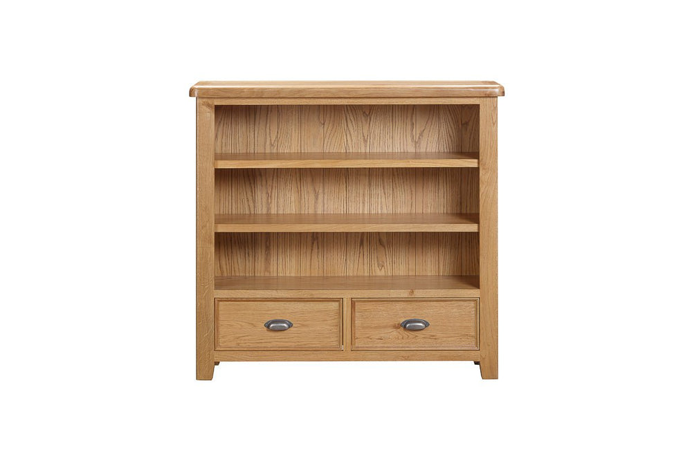 Your Home Style Bookcase Kingston Oak Low Bookcase