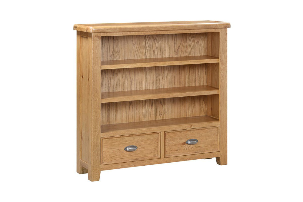 Your Home Style Bookcase Kingston Oak Low Bookcase