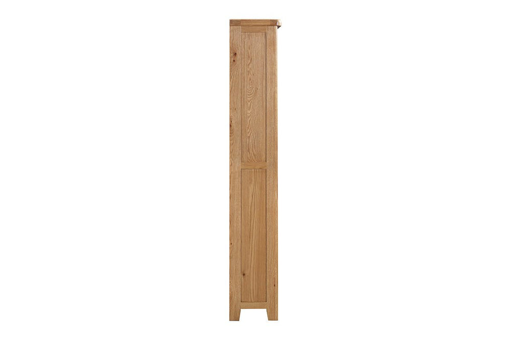Your Home Style Bookcase Kingston Oak Slim Bookcase