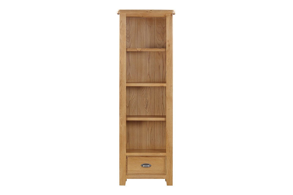 Your Home Style Bookcase Kingston Oak Slim Bookcase