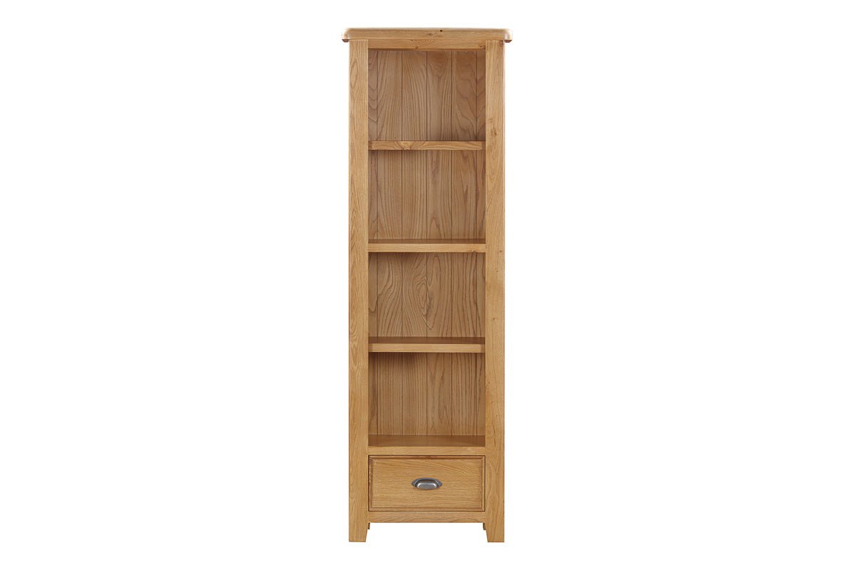 Your Home Style Bookcase Kingston Oak Slim Bookcase