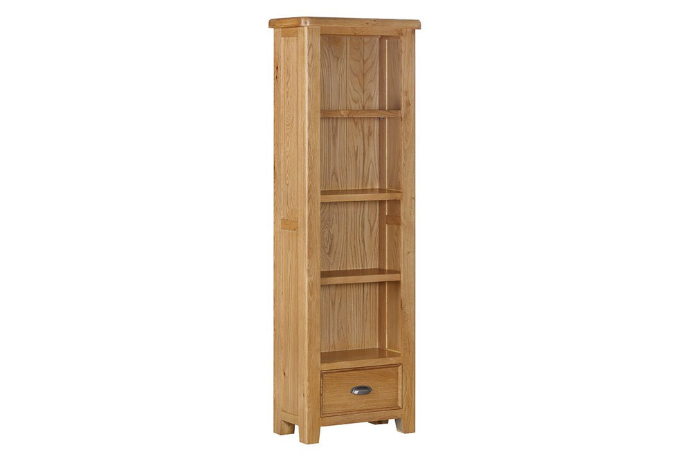 Your Home Style Bookcase Kingston Oak Slim Bookcase