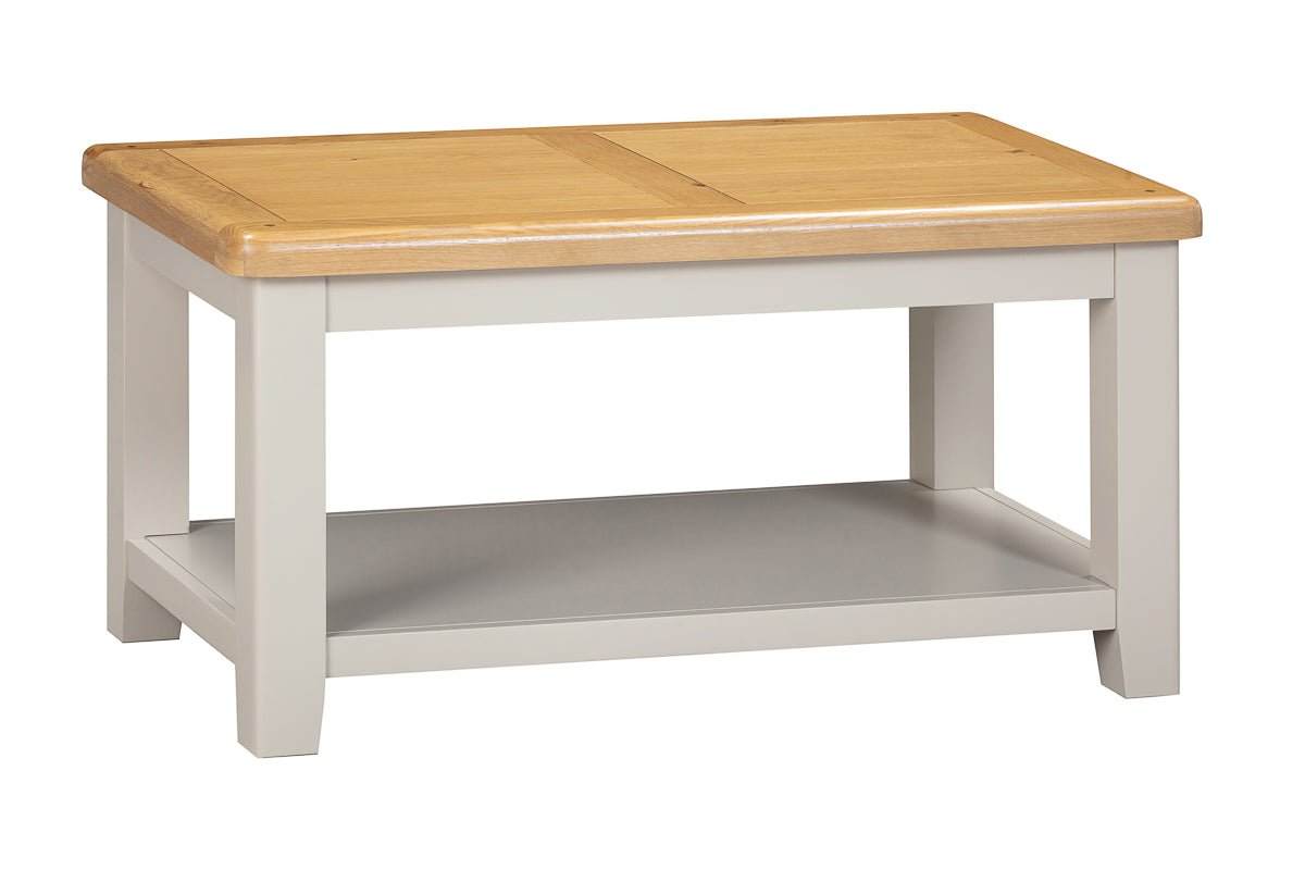 Your Home Style Coffee Table Kingston Painted Coffee Table with Shelf