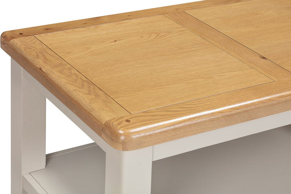 Your Home Style Coffee Table Kingston Painted Coffee Table with Shelf