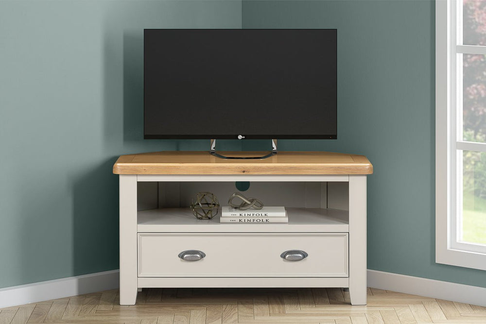 Your Home Style TV Unit Kingston Painted Corner TV Unit