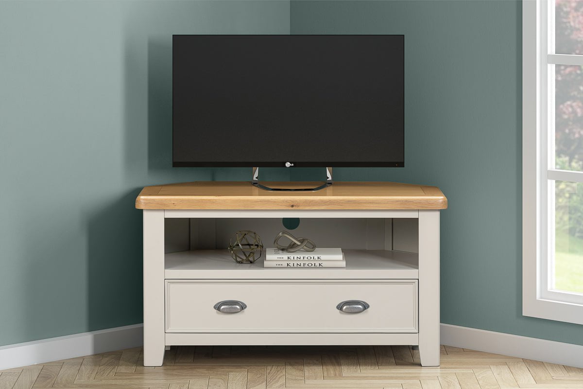 Your Home Style TV Unit Kingston Painted Corner TV Unit