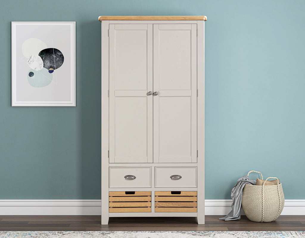 Your Home Style Larder Kingston Painted Double Larder Cupboard