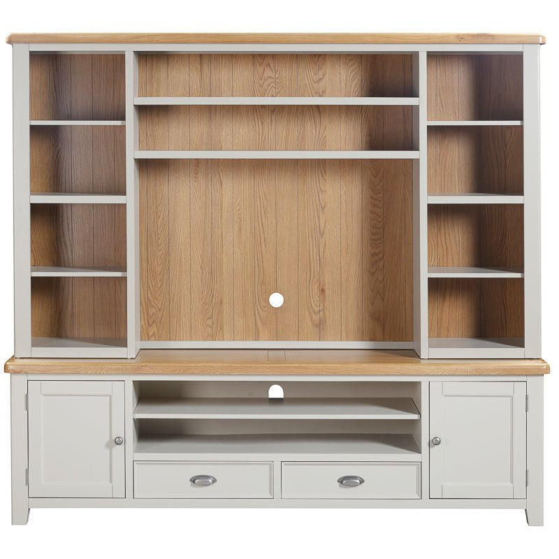 Your Home Style Bookcase Kingston Painted Media Bookcase for XL TV Unit Top