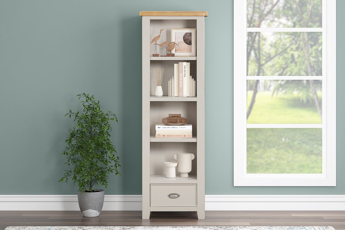 Your Home Style Bookcase Kingston Painted Slim Bookcase