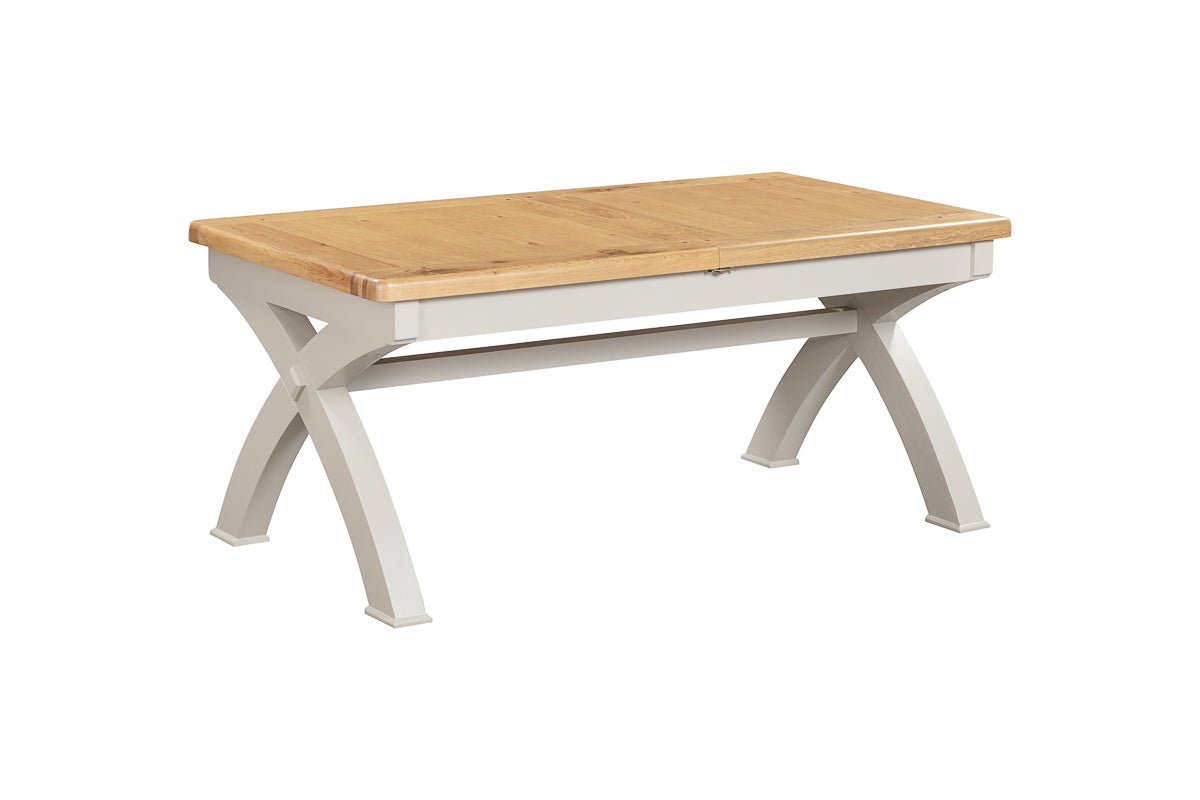 Your Home Style Dining Table Kingston Painted Small Cross Leg 180/260 Extending Table