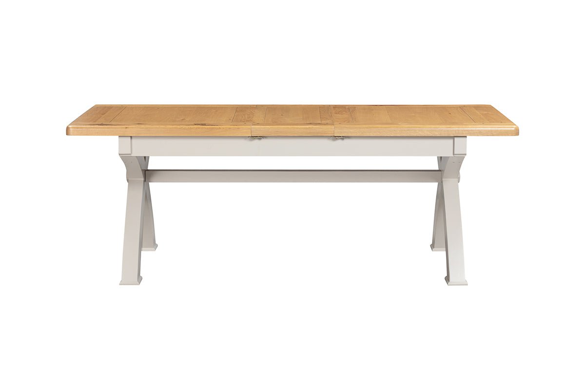Your Home Style Dining Table Kingston Painted Small Cross Leg 180/260 Extending Table