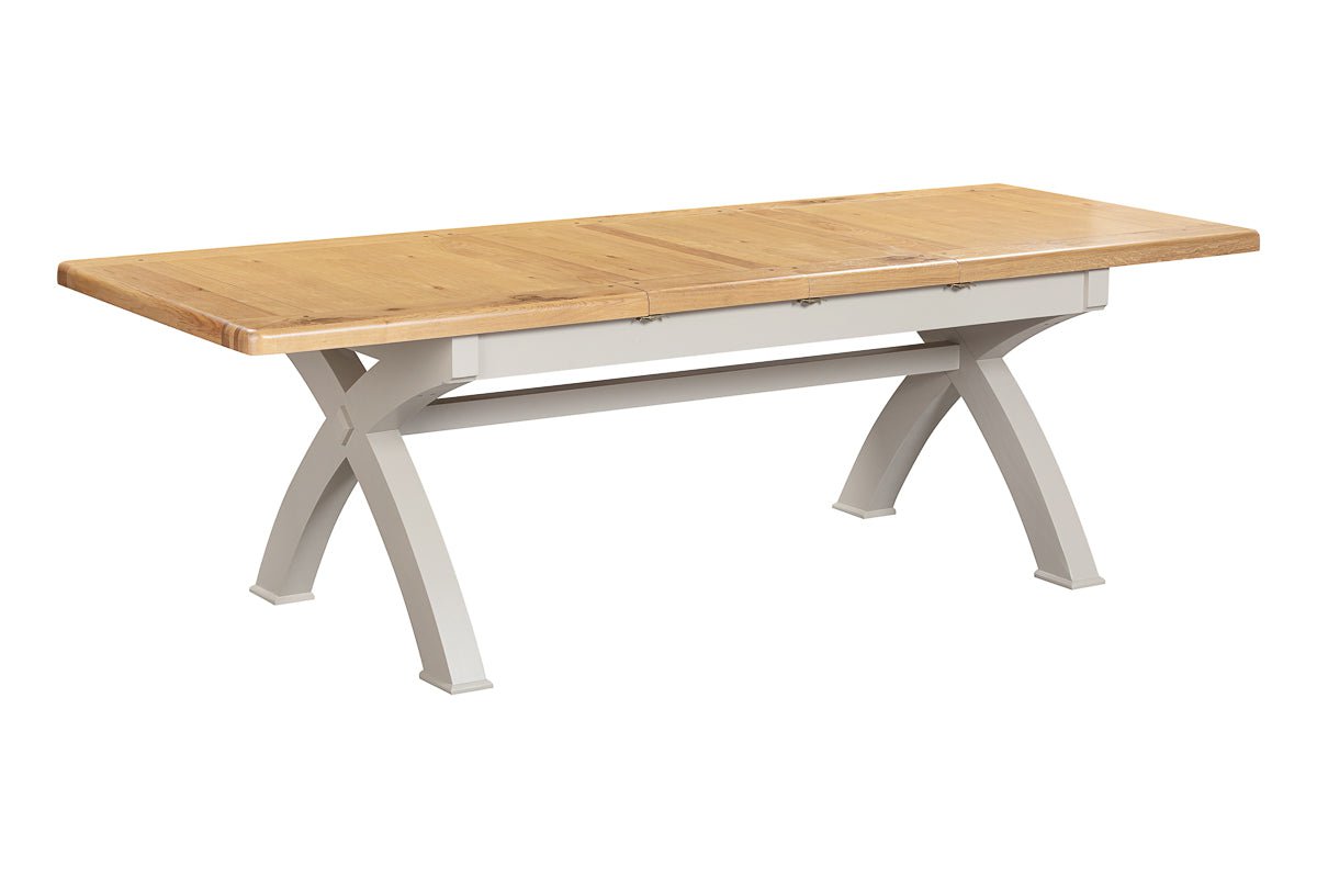 Your Home Style Dining Table Kingston Painted Small Cross Leg 180/260 Extending Table