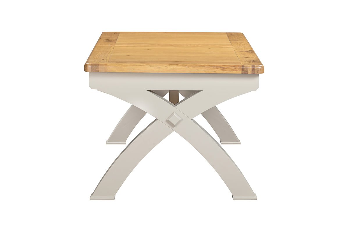 Your Home Style Dining Table Kingston Painted Small Cross Leg 180/260 Extending Table