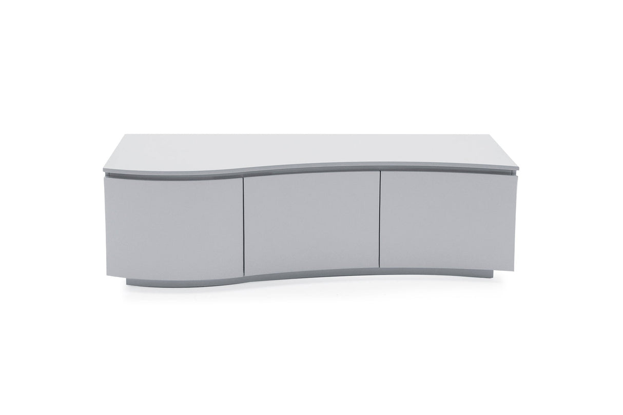 Vida Living TV Cabinet Lazzaro Light Grey TV Cabinet with LED Lights