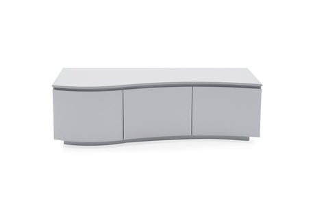 Vida Living TV Cabinet Lazzaro Light Grey TV Cabinet with LED Lights