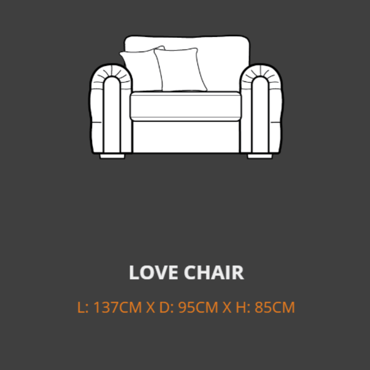 Lebus Armchair Lebus Charles Love Chair