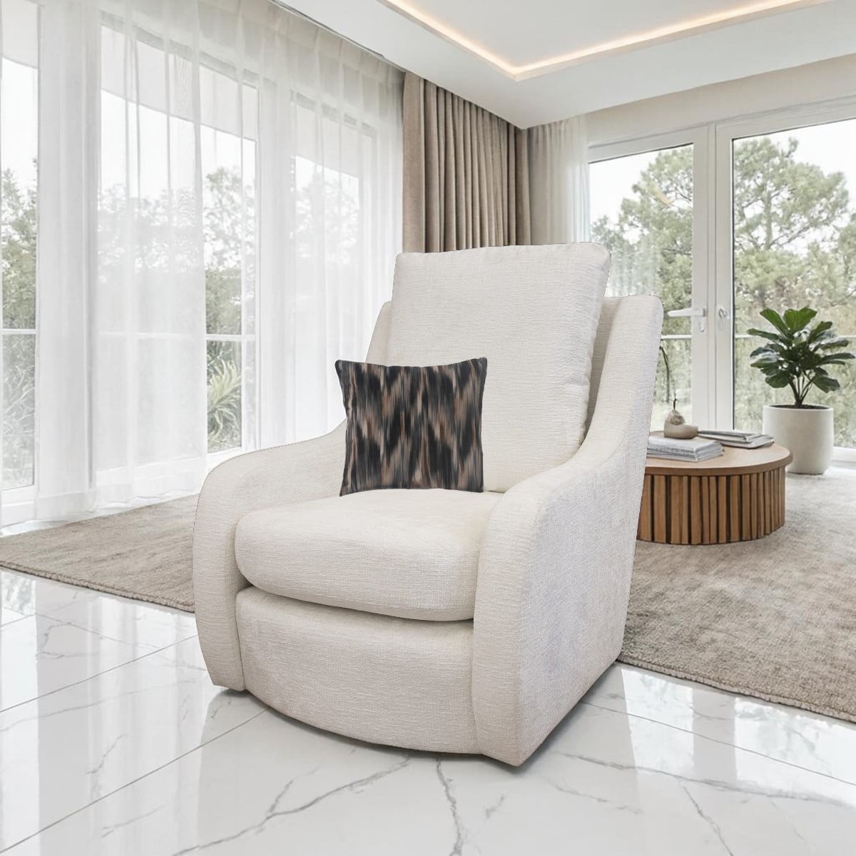 Lebus Armchair Lebus Melrose Swivel Chair