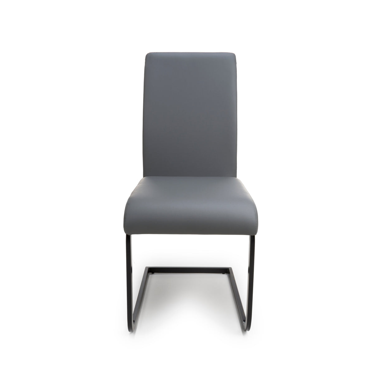 Furniture Link Dining Chair Loft Grey Dining Chair Black Leg (Sold in Pairs)
