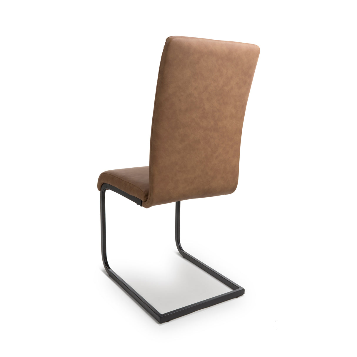 Furniture Link Dining Chair Loft Tan Dining Chair Black Leg (Sold in Pairs)