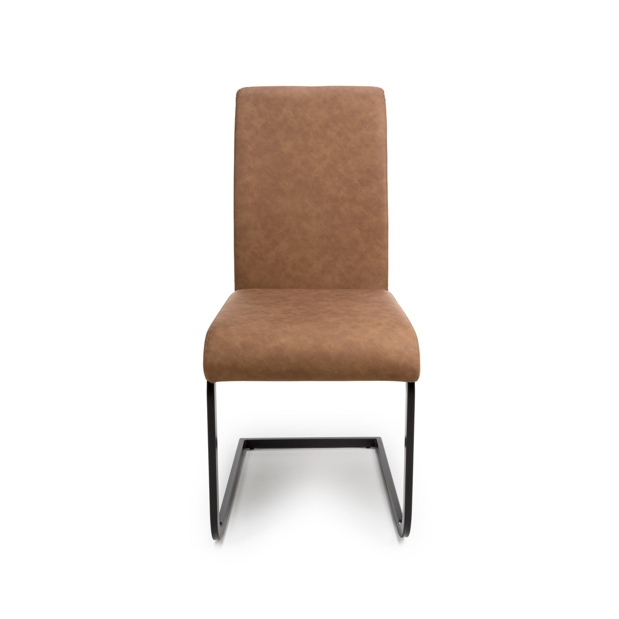 Furniture Link Dining Chair Loft Tan Dining Chair Black Leg (Sold in Pairs)