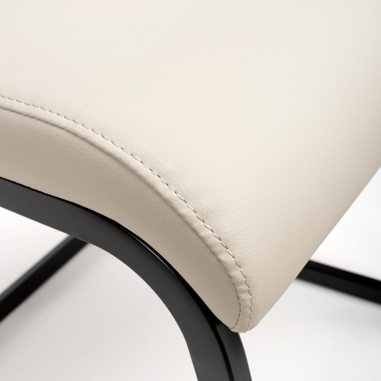 Furniture Link Dining Chair Loft Taupe Dining Chair Black Leg (Sold in Pairs)