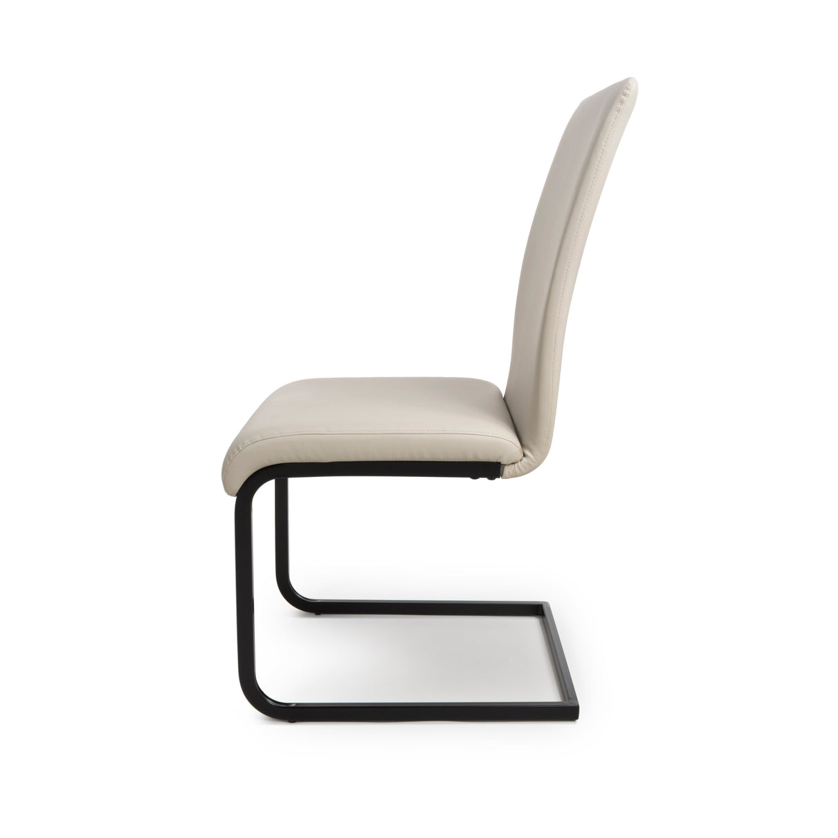 Furniture Link Dining Chair Loft Taupe Dining Chair Black Leg (Sold in Pairs)