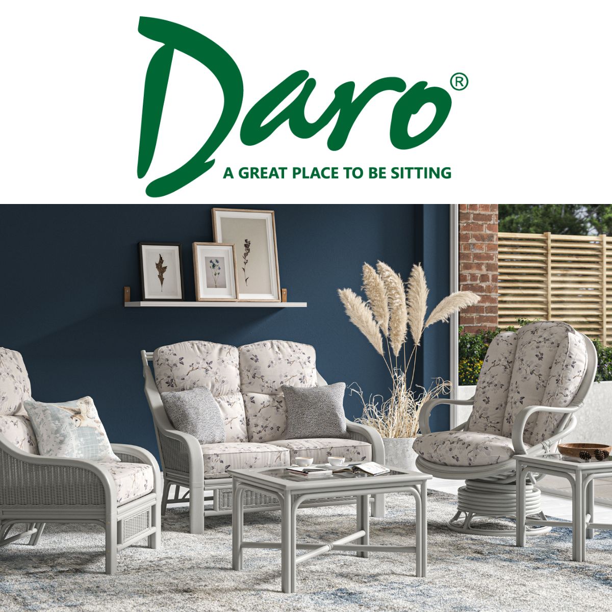 Daro Sofa Lounging Sofa Heathfield Grey Conservatory