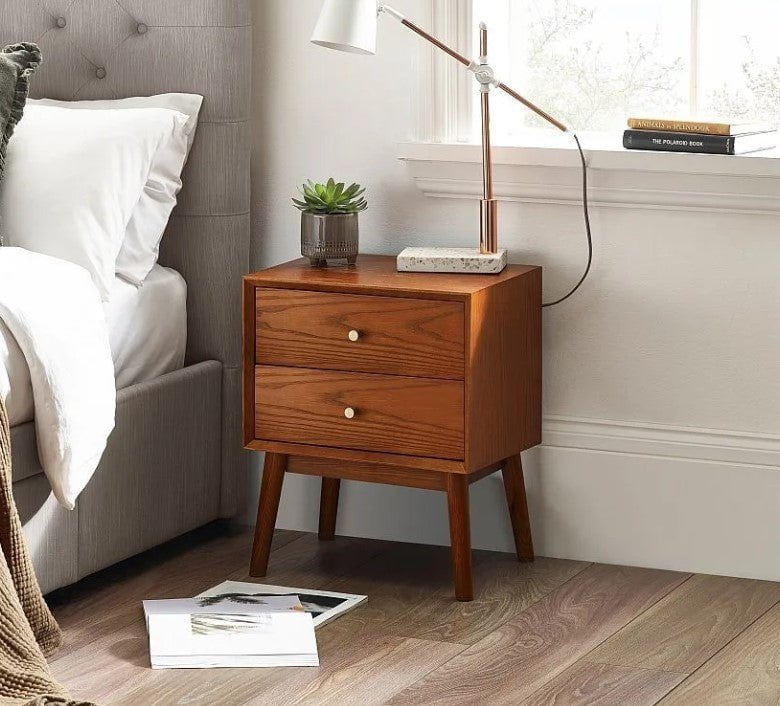 Julian Bowen Bedside Lowry 2 Drawer Bedside