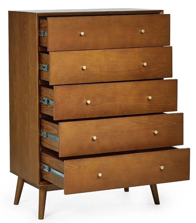 Julian Bowen Chests Lowry 5 Drawer Chest