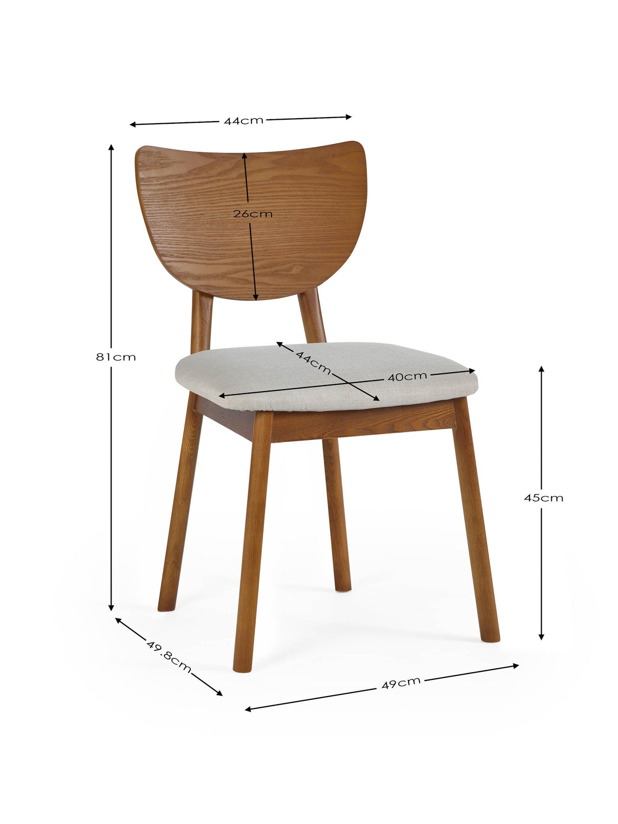 Julian Bowen Dining Chairs Lowry Dining Chairs - Sold in pairs