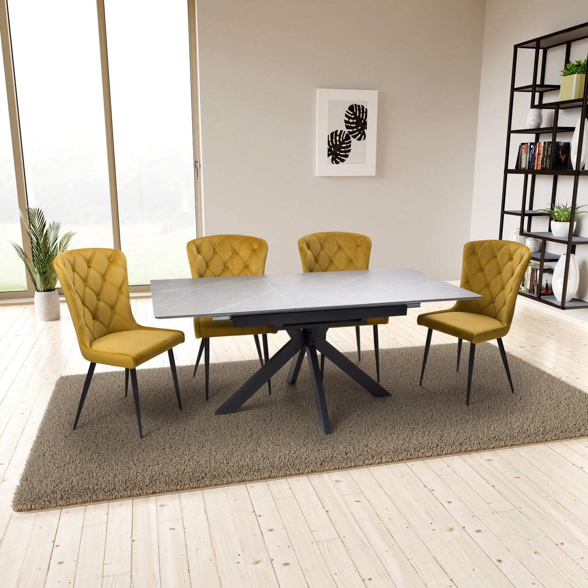 Furniture Link Dining Table Extending Lunar Extending Table 1400mm – 1800mm