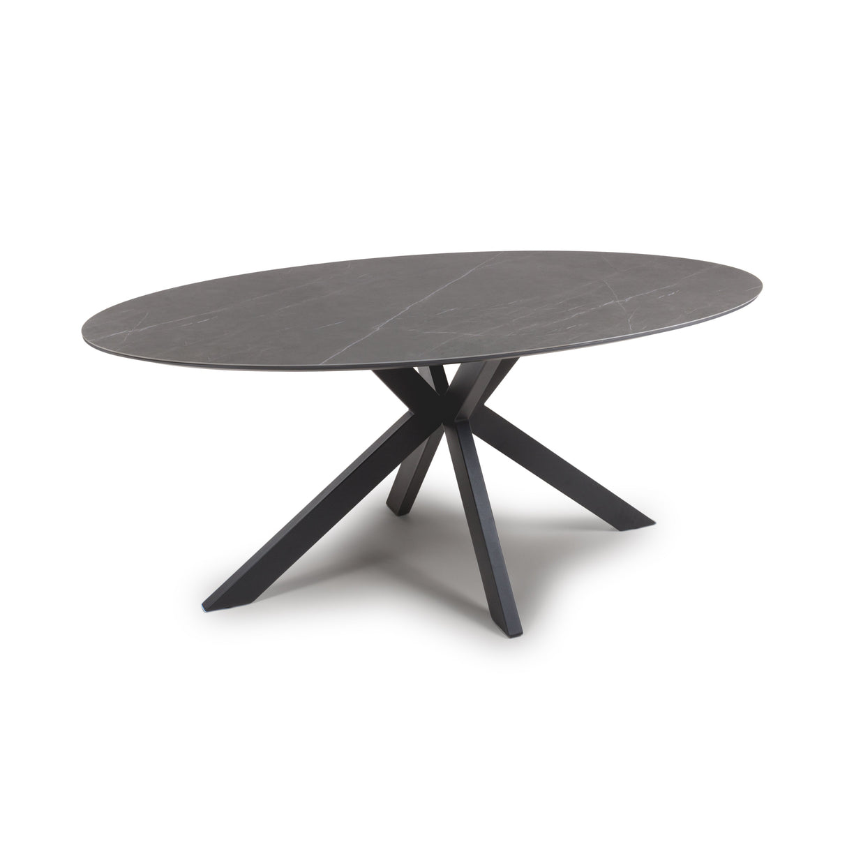 Furniture Link Dining Table Extending Lunar Oval Table 1800mm