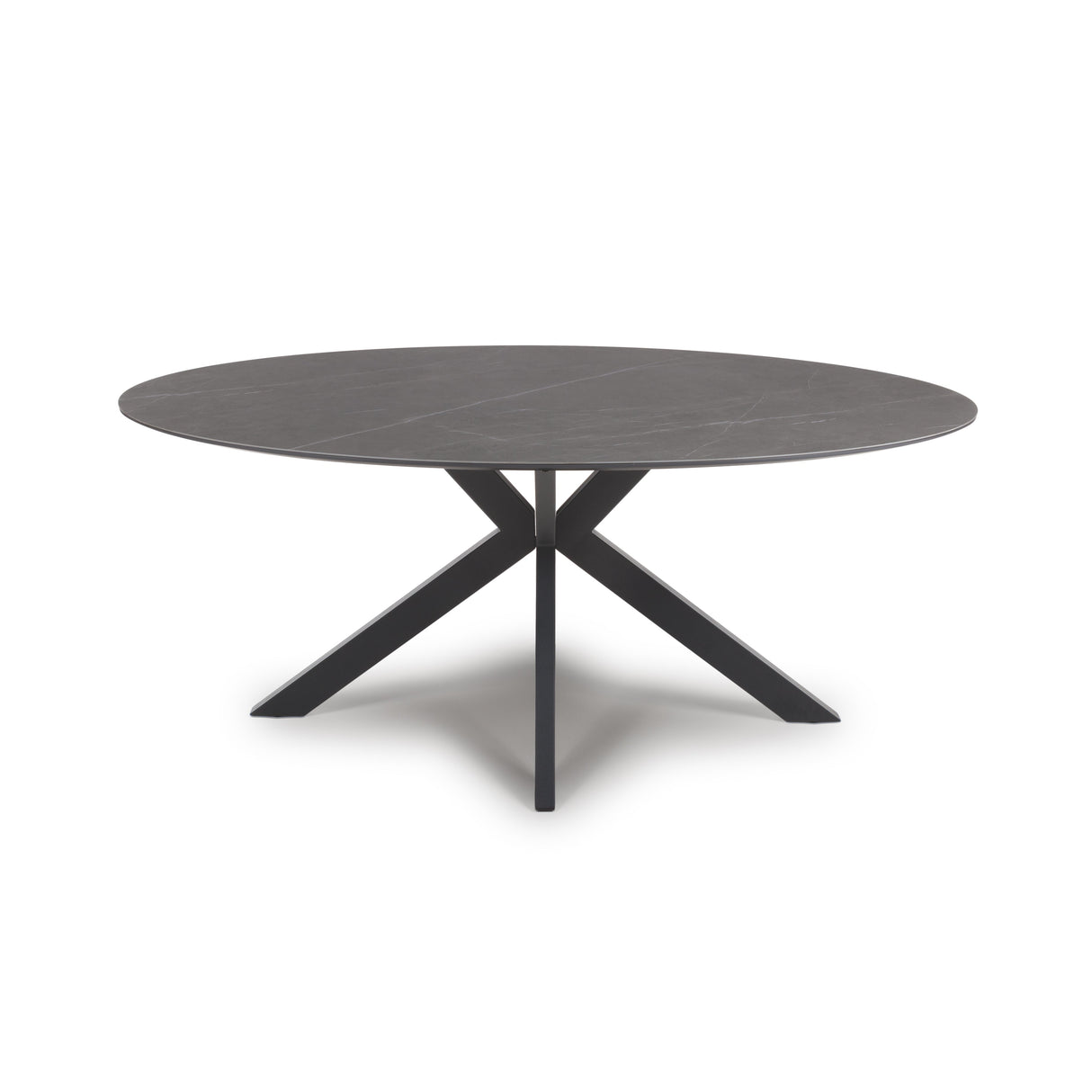 Furniture Link Dining Table Extending Lunar Oval Table 1800mm