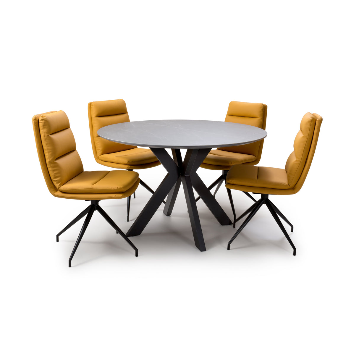 Furniture Link Dining Table Extending Lunar Round Table 1200mm