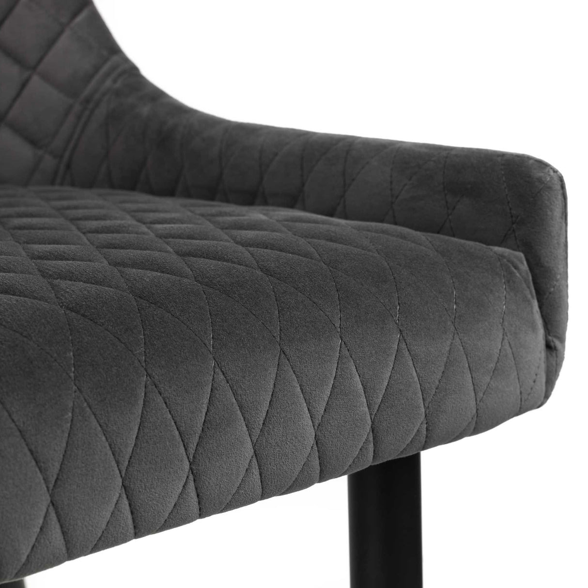 Julian Bowen Benches Luxe High Back Bench - Grey