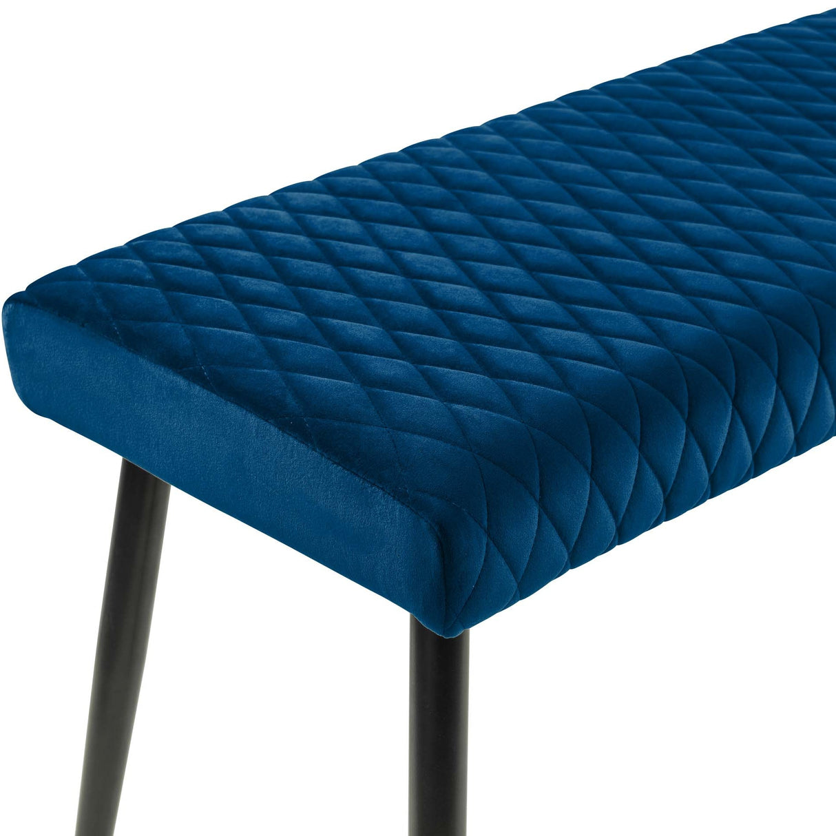 Julian Bowen Benches Luxe Low Bench - Blue