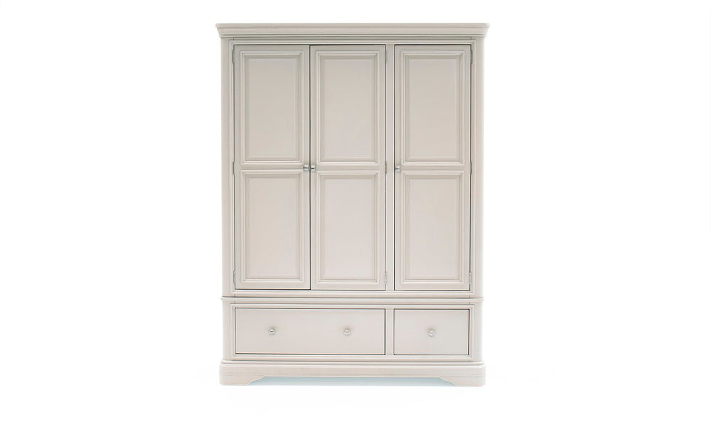 Vida Living Wardrobe DefaultTitle Mabel Taupe 3 Door 2 Drawer Wardrobe