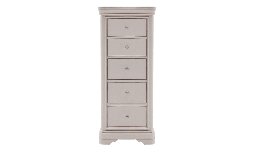 Vida Living Chest of Drawers DefaultTitle Mabel Taupe Tall Chest of 5 Drawers
