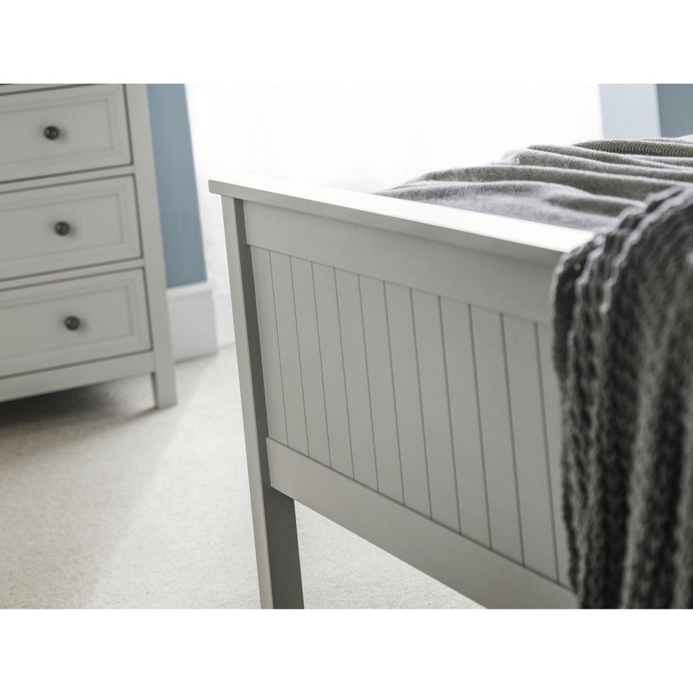 Julian Bowen Bed Maine 135cm Double Bed - Dove Grey