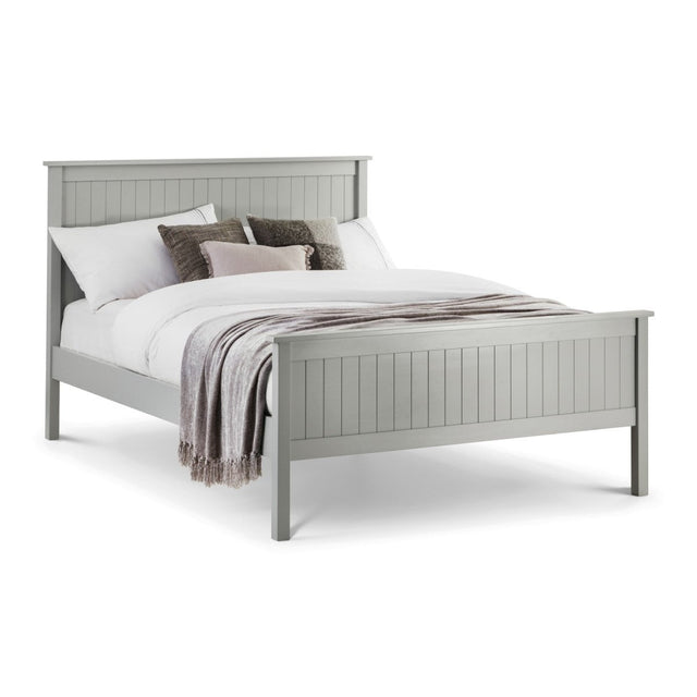 Julian Bowen Bed Maine 135cm Double Bed - Dove Grey