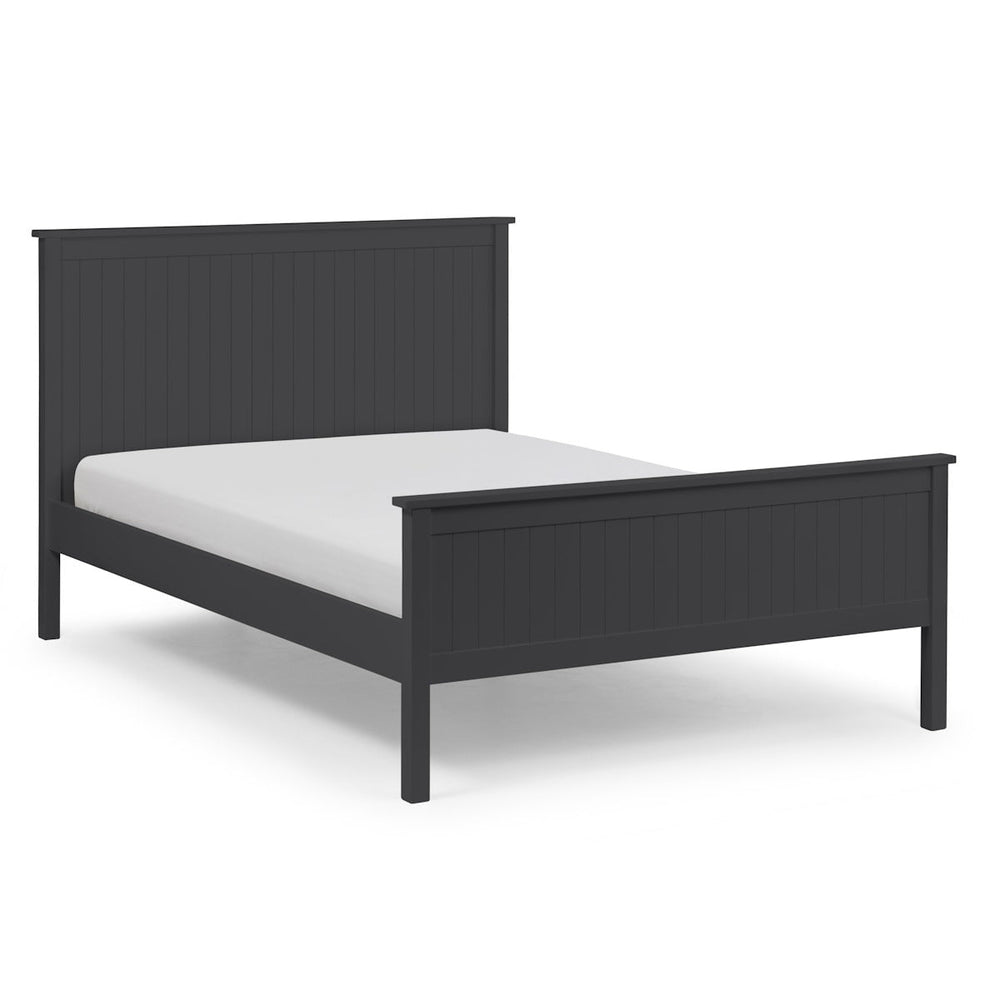 Julian Bowen Bed Maine 150cm King Bed - Anthracite
