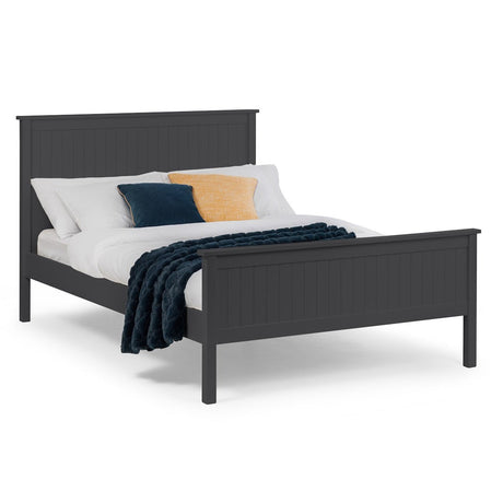 Julian Bowen Bed Maine 150cm King Bed - Anthracite