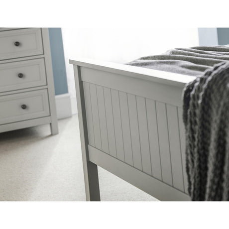 Julian Bowen Bed Maine 90cm Single Bed - Dove Grey