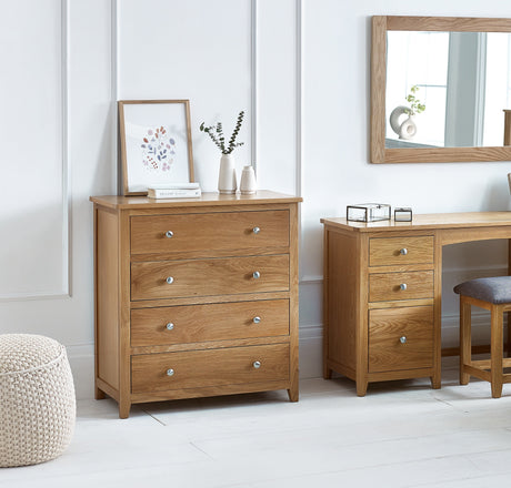 Julian Bowen Chests Mallory 4 Drawer Chest