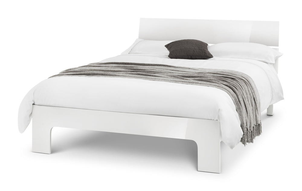 Julian Bowen Bed Manhattan 135cm Double Bed - White